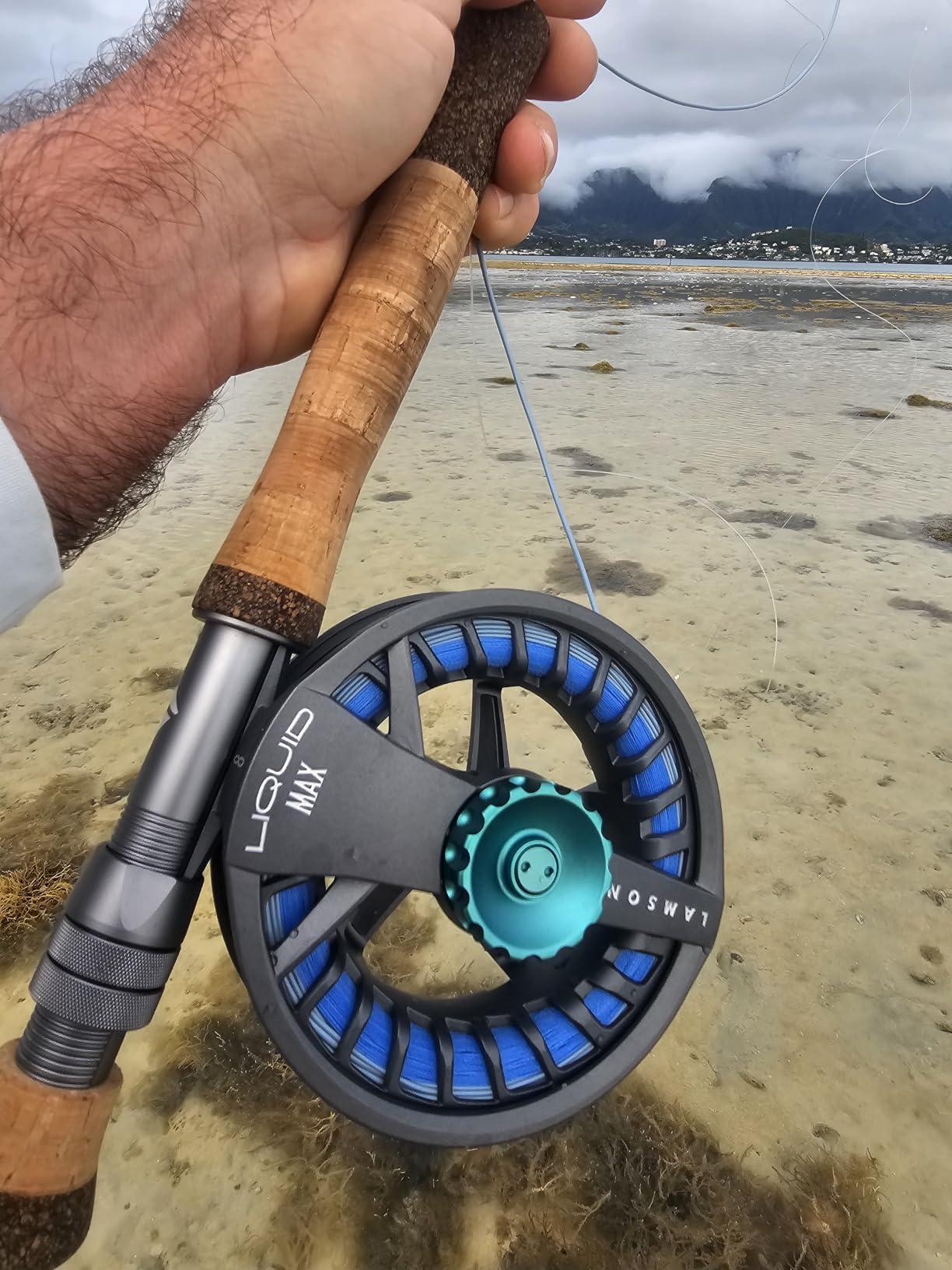 LAMSON Liquid Max Combo Fast Action Fly Fishing Rod and Reel - Saltwater + All Water - Cordura Travel Tube & Padded Reel Case - 9 Foot 4-Piece customer photo 1