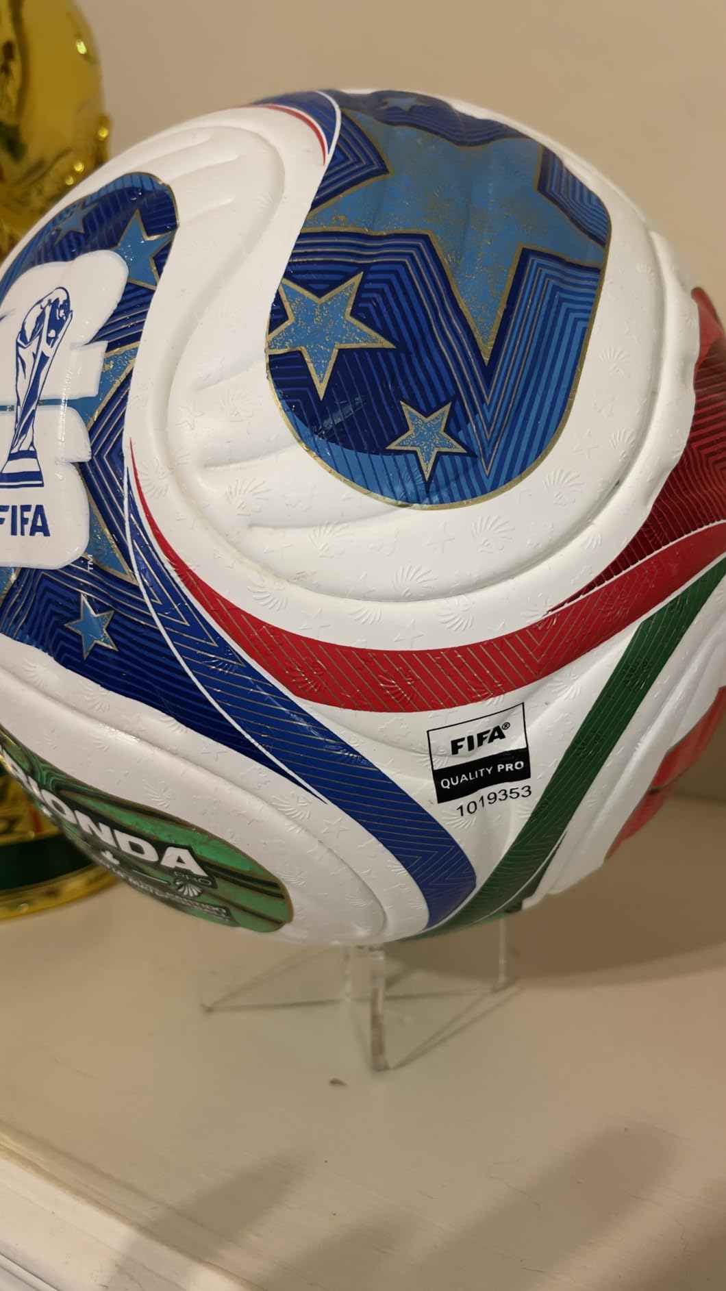 adidas World Cup 2026 Trionda Pro Match Ball - Official Soccer Ball of The FIFA World Cup 26 with Thermal Bonded Seamless Surface and Textured Design customer photo 2