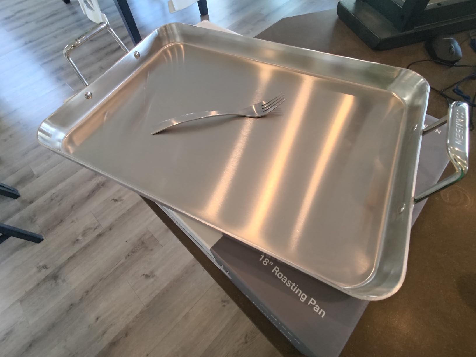 Misen Stainless Steel Roasting Pan with Handles - Versatile 5-Ply Design, Easy Grip Handles, Multi-Functional Cooking, Ideal for Baking, Searing, & Roasting, Superior Heat Conduction, Premium - 13