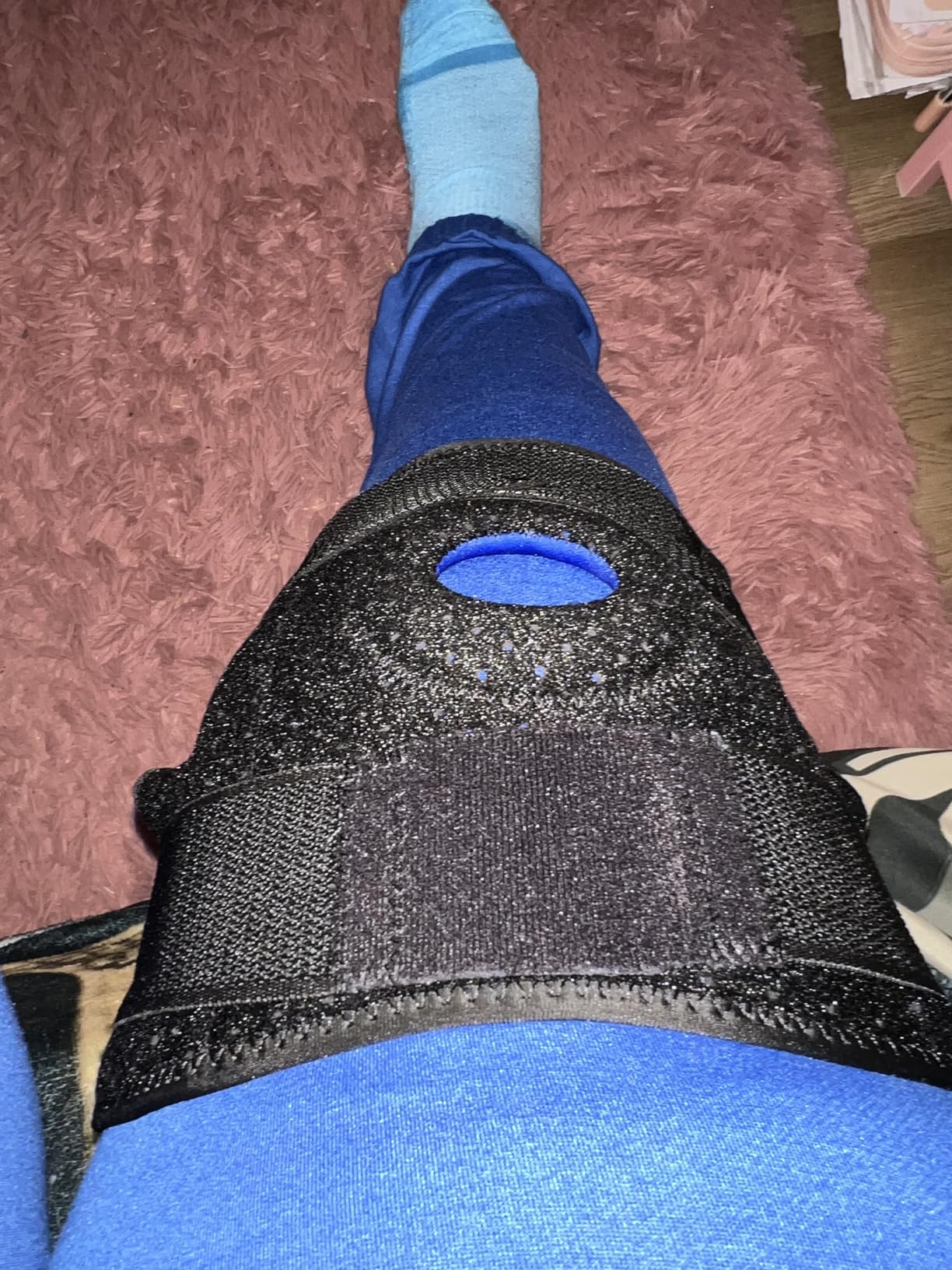 Adjustable Knee Brace for Meniscus Tear - Maximum Knee Support for Men and Women with Dual Side Stabilizers & Crossed Compression Straps for ACL, MCL, LCL, Patella Injury and Post-Surgery Recovery customer photo 2