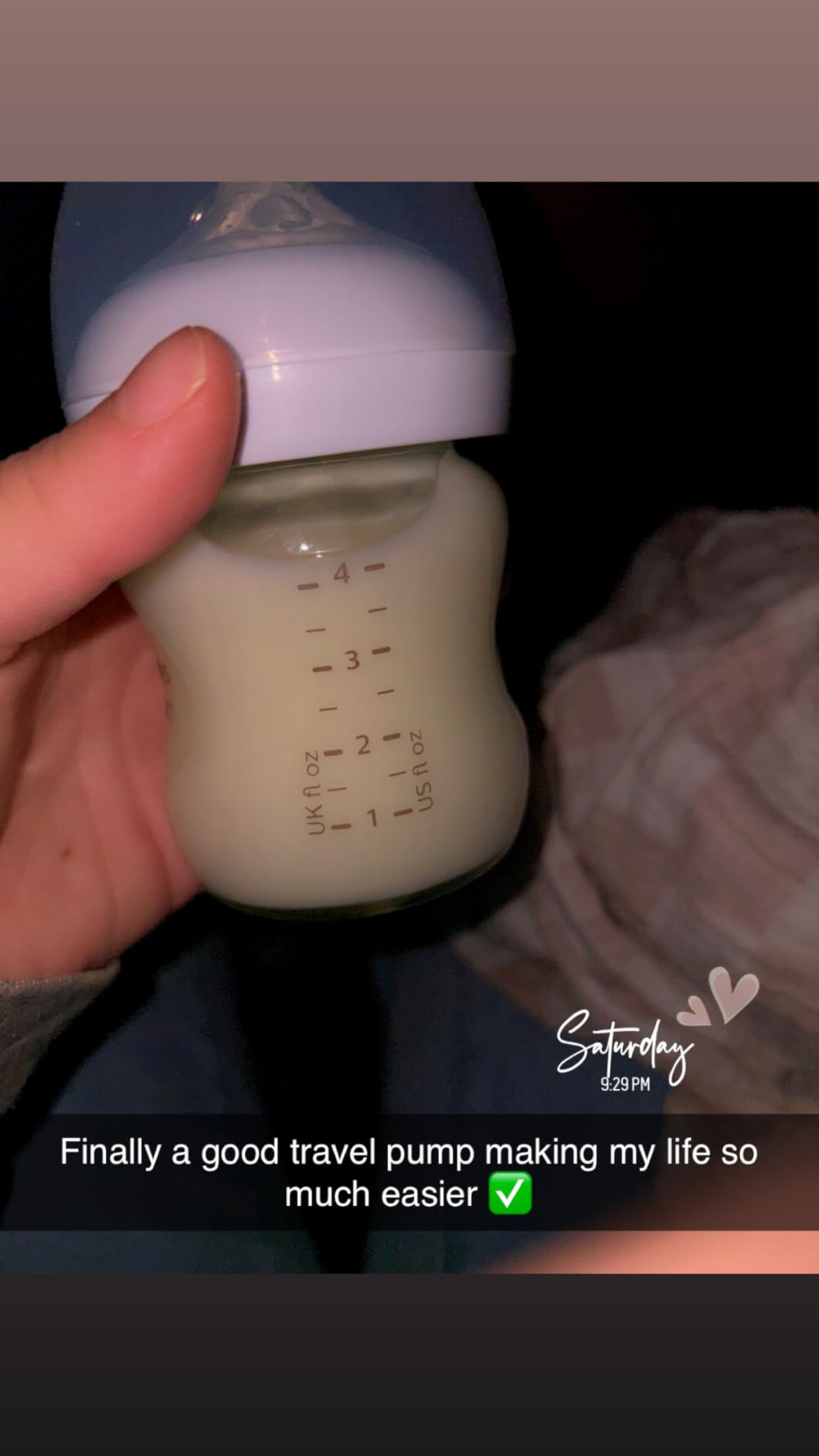 eufy Security Heated Breast Pump Hands-Free E20, Wearable with Innovative HeatFlow, 3 Heat Levels, Optimized Rhythm via App, 300 mmHg Strong Suction, Leakproof, Ultra-Slim and Quiet for In-Bra Use customer photo 1