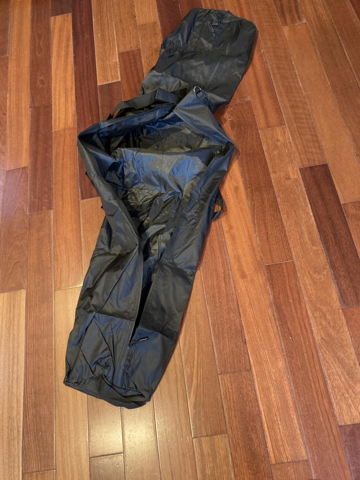 Patio Umbrella Storage Bag, Upgraded 900D Large Beach Umbrella Bag with Padded Carry Strap and Double Open Waterproof Zipper, Universal Pool Umbrella Sleeve customer photo 2