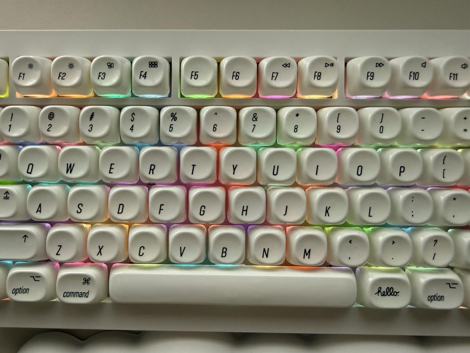 dagaladoo Matcha Green Frog Cute Keycap Set, PBT Custom Keyboard caps 60% 75% 100%, Dye Sublimation, MOA Profile keycaps for Mechanical Keyboard, Compatible with ANSI/ISO, TKL, Full-Sized Layout customer photo 1