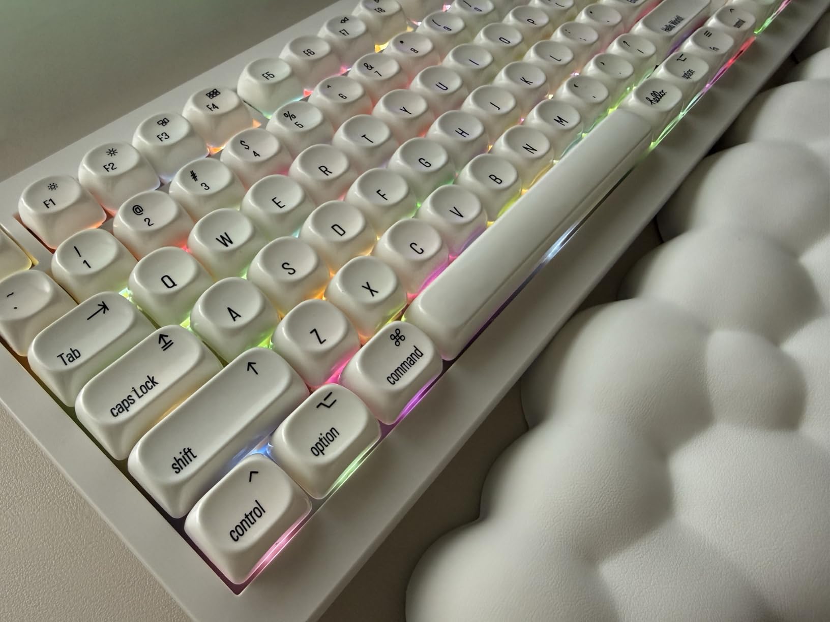 dagaladoo Matcha Green Frog Cute Keycap Set, PBT Custom Keyboard caps 60% 75% 100%, Dye Sublimation, MOA Profile keycaps for Mechanical Keyboard, Compatible with ANSI/ISO, TKL, Full-Sized Layout customer photo 2