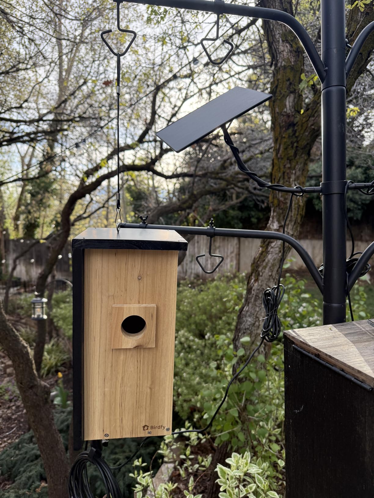 Birdfy Bird House with Camera Solar Powered with Iron Guard for Outside, AI Identify, 1080P HD & Night Vision customer photo 2