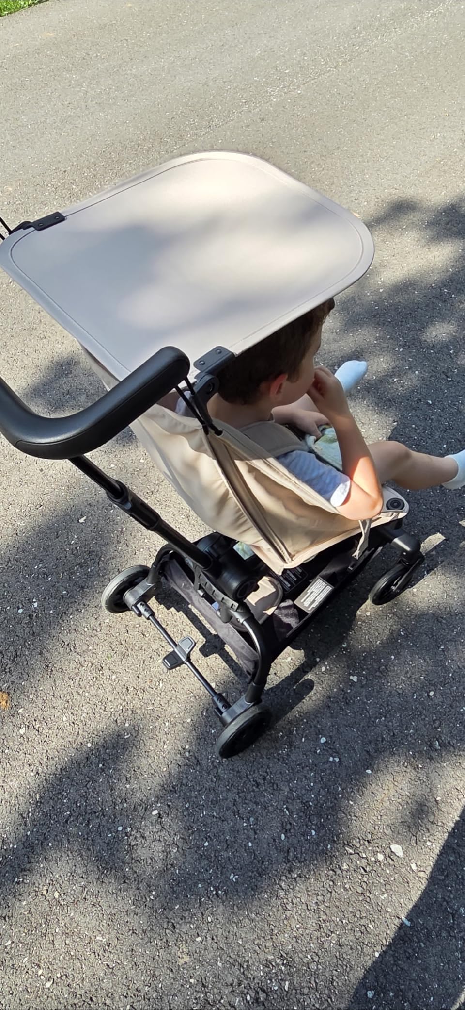 Mompush Jeto Ultra-Lightweight Travel Stroller Only 9.8lbs | Compact baby & toddler stroller, one-hand fold, airplane cabin approved, all-terrain wheels, perfect for travel & daily use customer photo 1