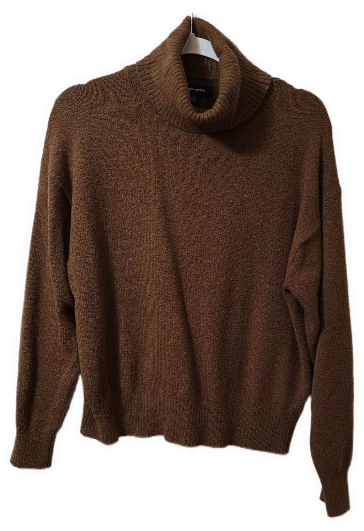 Amazon Essentials Women's Relaxed-Fit Cotton Blend Turtleneck Pullover Sweater customer photo 2