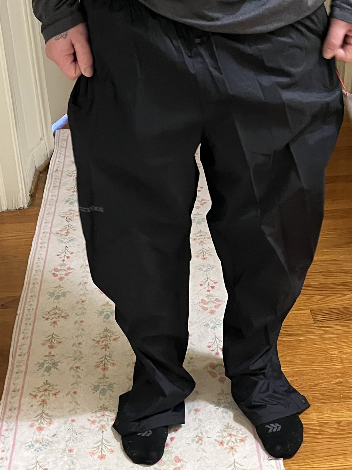 MARMOT Men's PreCip Evo Rain Pant, Black, Medium customer photo 2