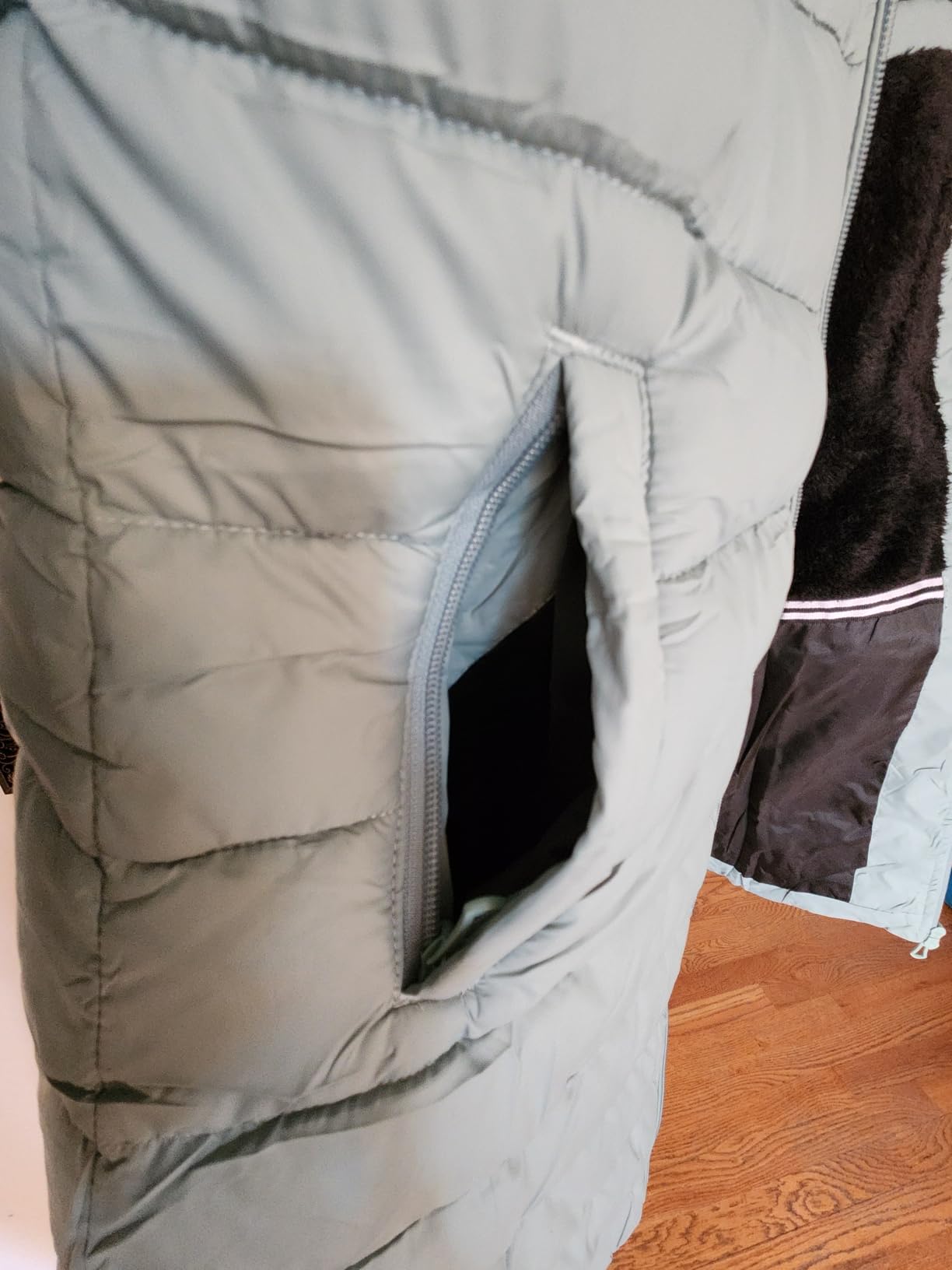 Women's Waterproof Long Hooded Down Jacket customer photo 1