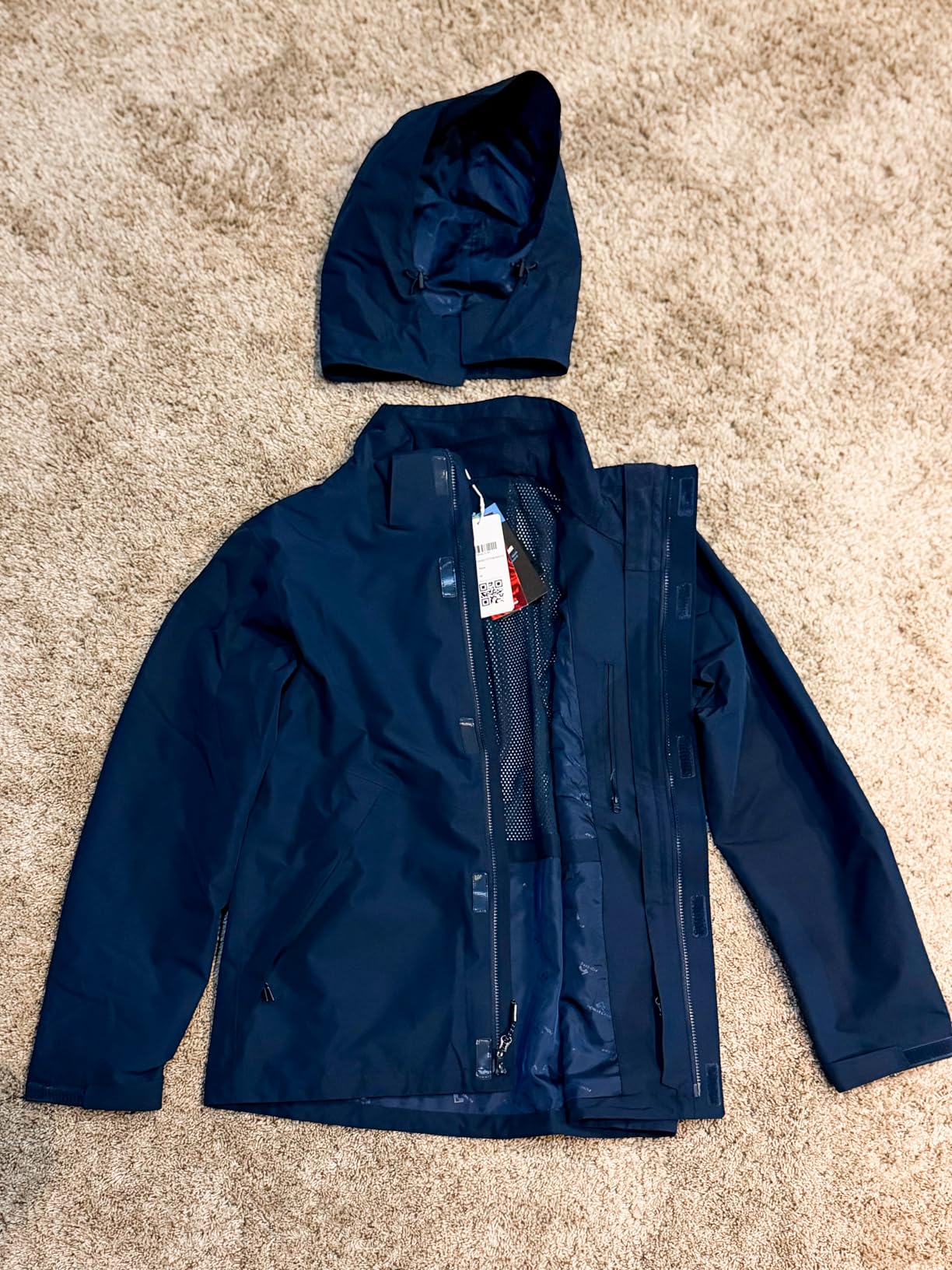 Men's 3-in-1 Snow Ski Jacket Puffer Liner Insulated Waterproof Rain Jackets Winter Windbreaker Snowboard Coat customer photo 2