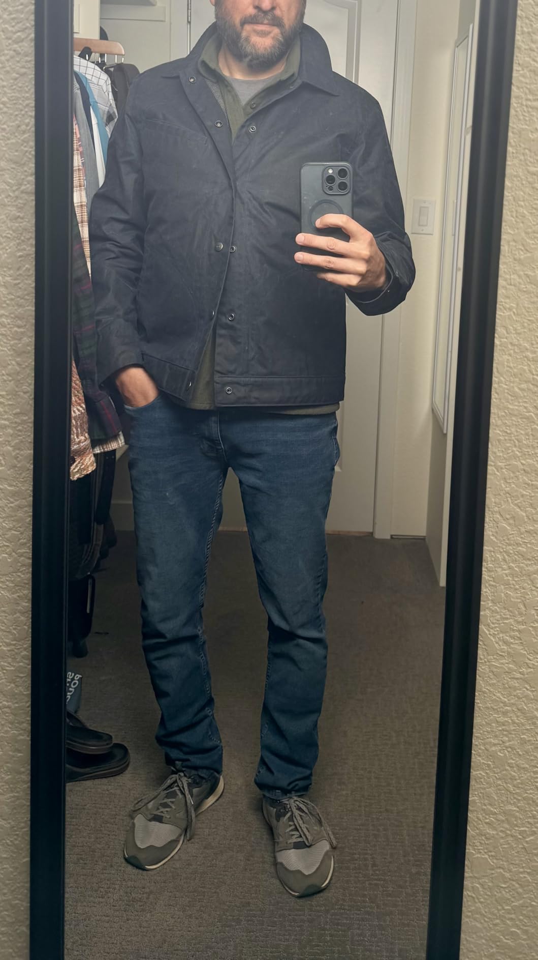 Flint and Tinder James Waxed Snap Jacket customer photo 1