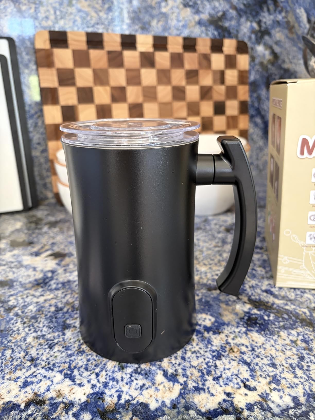 Electric Milk Frother, 4 in 1 Milk Steamer, 11.8oz/350ml Automatic Warm and Cold Foam Maker for Coffee, Latte, Cappuccino, Macchiato, Hot Chocolate customer photo 1