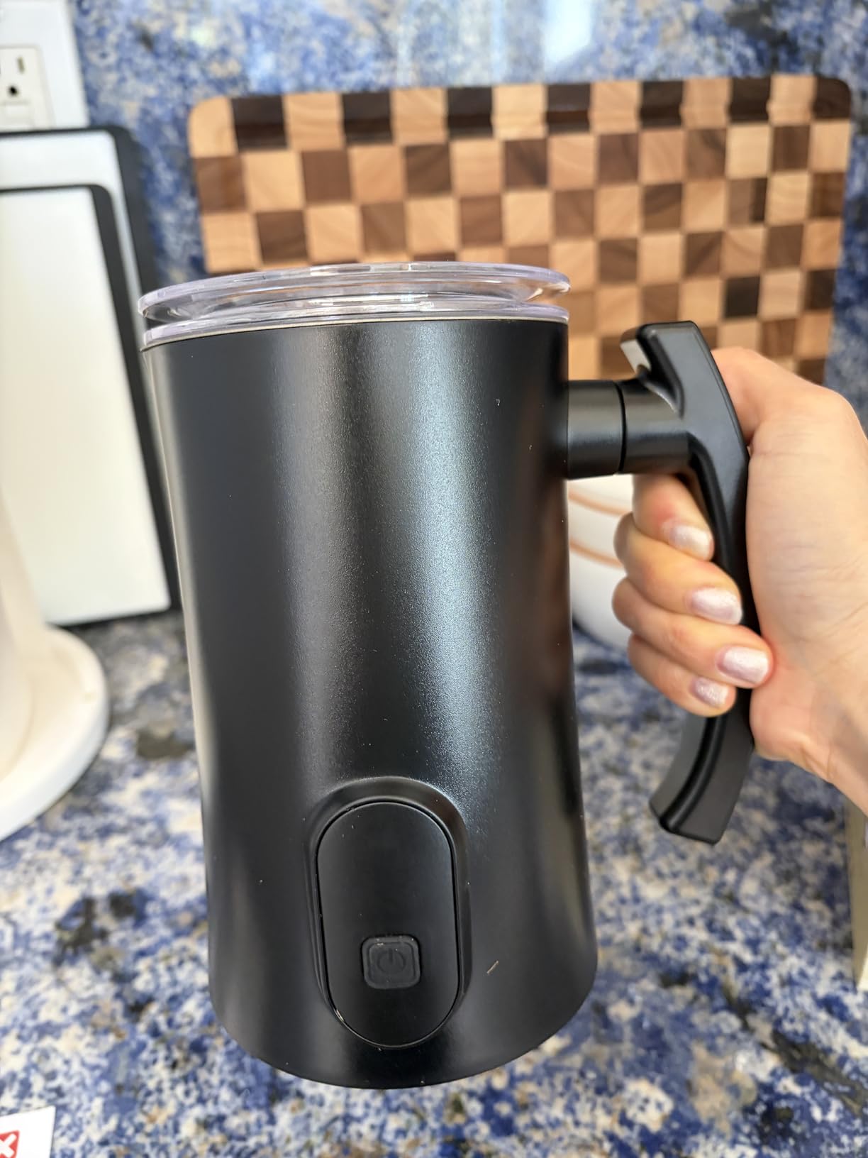 Electric Milk Frother, 4 in 1 Milk Steamer, 11.8oz/350ml Automatic Warm and Cold Foam Maker for Coffee, Latte, Cappuccino, Macchiato, Hot Chocolate customer photo 2