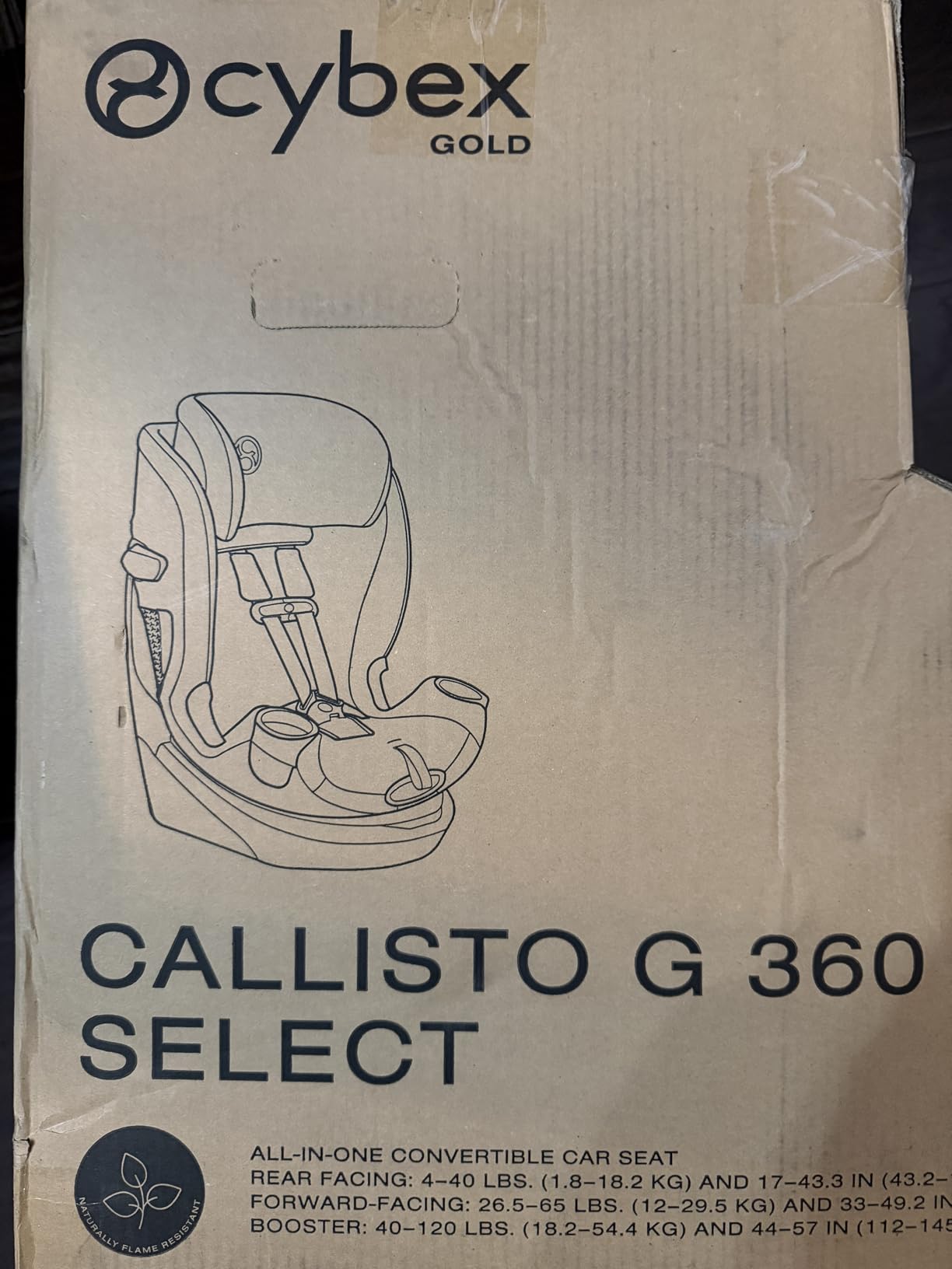 Callisto G 360 Select Rotating All-in-One Convertible Car Seat - Grey customer photo 1