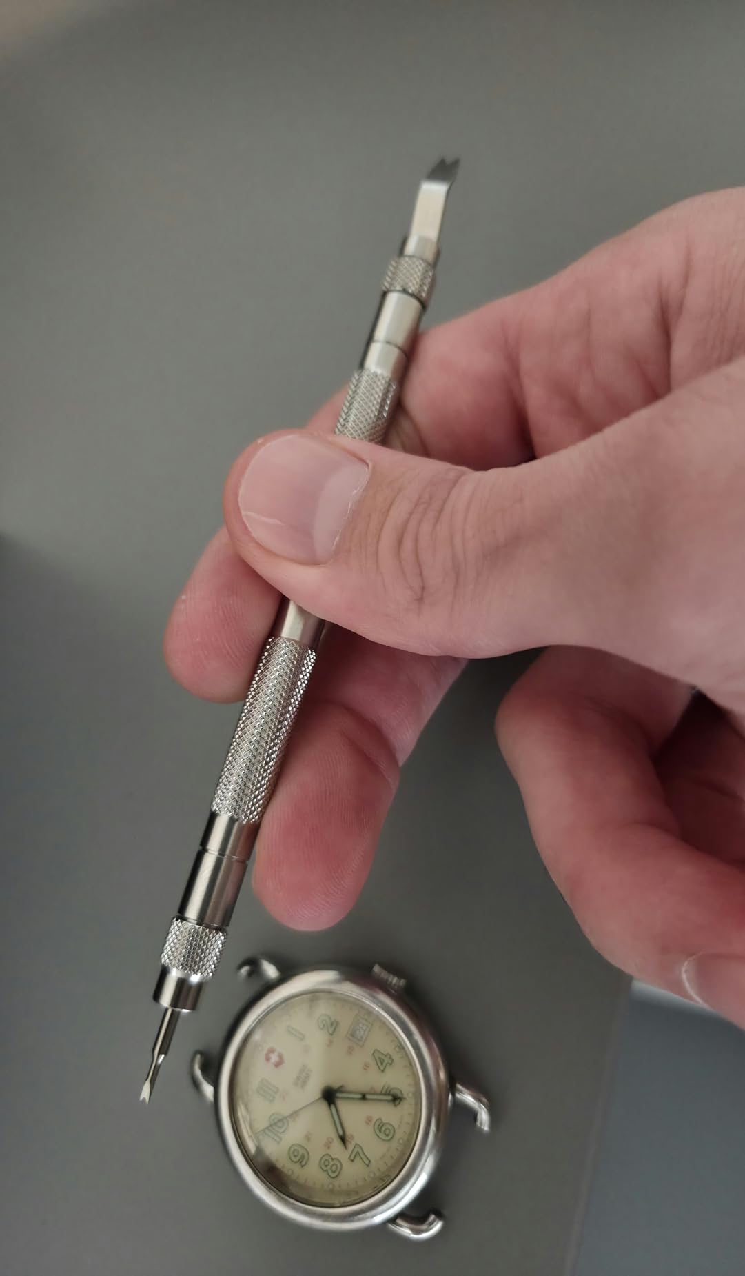 Watch Spring Bar Tool, Watch Band Pins Replacement Tool - to Adjust, Remove and Replace Watch Straps customer photo 2