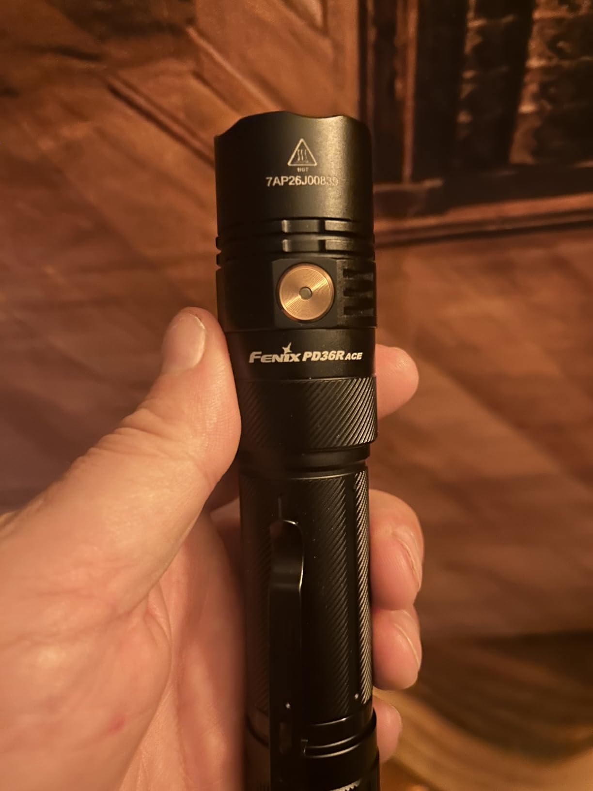 Fenix PD36R ACE 3000 Lumen Rechargeable Tactical Flashlight, USB-C Dual Switch, Set Customizable Brightness Levels, Strobe SOS Long Runtime Waterproof EDC Duty Light Camping Hunting Emergency customer photo 1