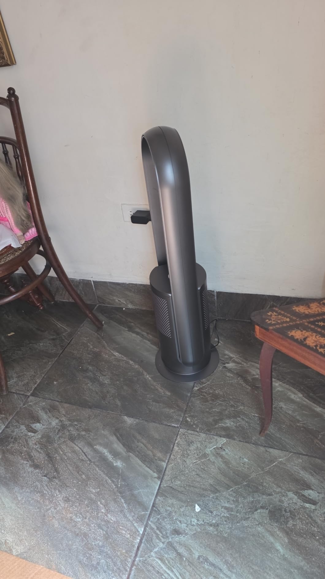 Bladeless Tower Fan and Air Purifier Combo, Quiet Tower Fan with Remote, Touch Control, 9 Speeds, 8H Timer, HEPA Filter 99.97%, 90° Oscillation, Floor Fan for Home Office, White CR022D customer photo 2
