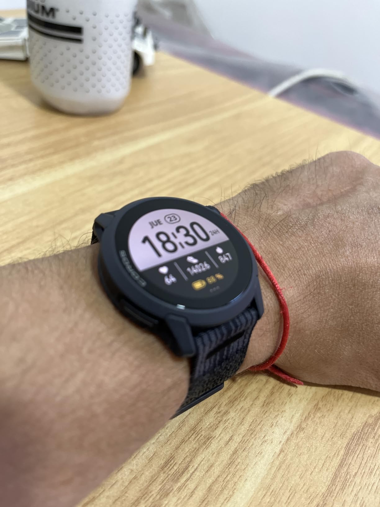 COROS PACE 4 Ultralight Sport GPS Watch for Run - Black Nylon, Standard customer photo 2