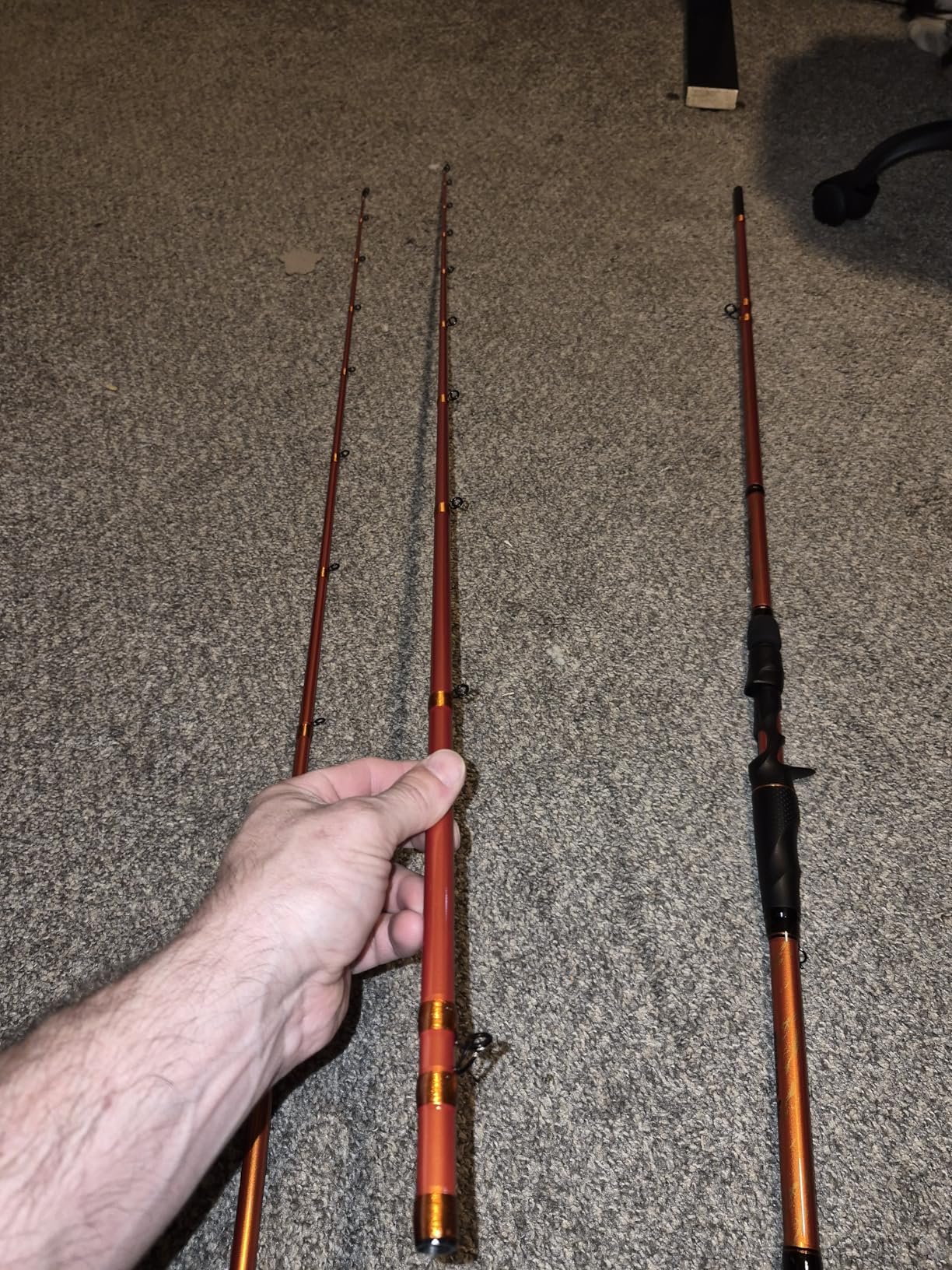 KastKing Lethal Blaze Twin-Tip Fishing Rods, IM6 Graphite Blanks Casting & Spinning Rods, 2-Piece Rod with Extra Tip, PTS Power Transition System, Ideal for Bass, Freshwater & Inshore Fishing customer photo 1