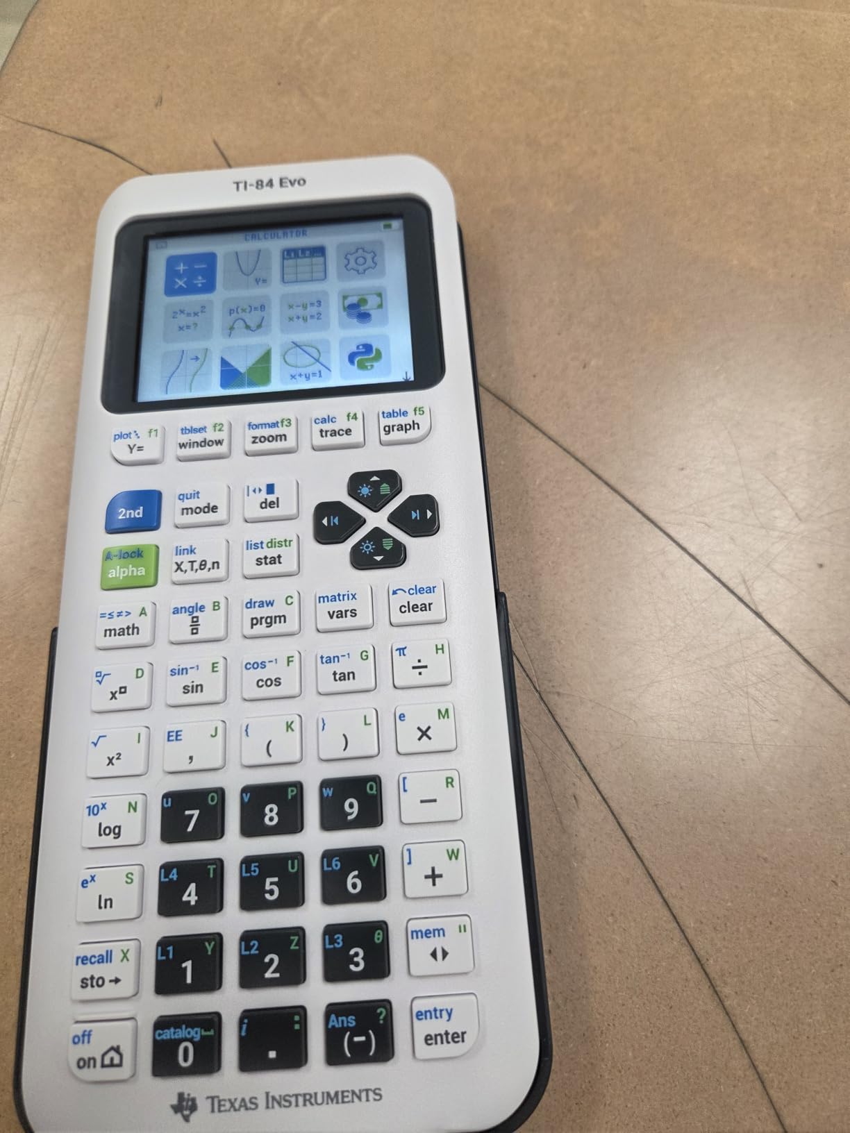 Texas Instruments TI-84 Evo Graphing Calculator | Intuitive Icon-based Homescreen, USB-C Charging, Python Programming, Faster Performance, Bigger Graphs than TI-84 Plus CE customer photo 1