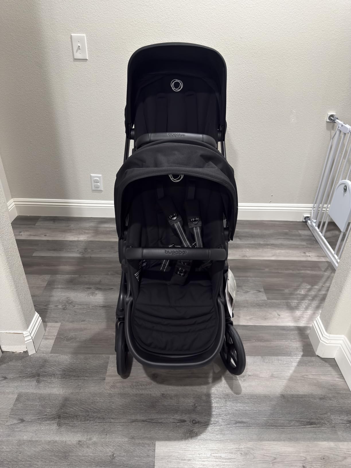 Kangaroo Single-to-Double Tandem Stroller, Car Seat Compatible | 20+ configurations, all-wheel suspension, XL basket, for baby and toddler, Desert Taupe customer photo 2