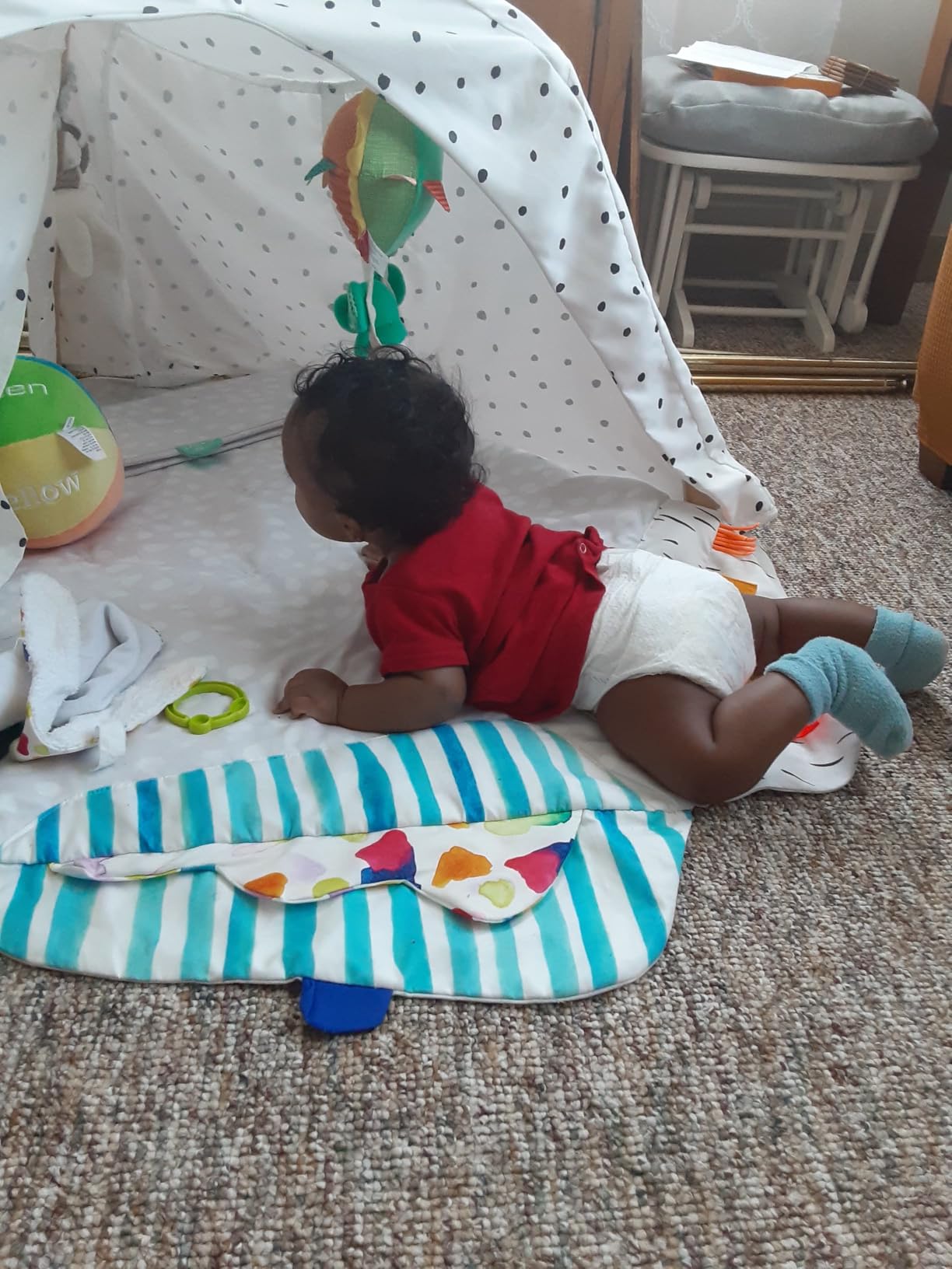 Lovevery, The Play Gym with Sensory Strands, Tummy Time Play Mat with Developmental Zones & Detachable Sensory Toys, Parent-Approved Baby Essential customer photo 1