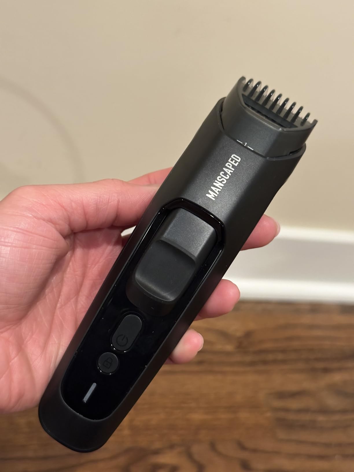 MANSCAPED The Beard Hedger PLUS, Men's Adjustable Beard & Mustache Trimmer with 14 Length Settings (1-20mm), Stainless Steel Blade, Waterproof Cordless Grooming, Travel Lock, USB-C Rechargeable customer photo 2
