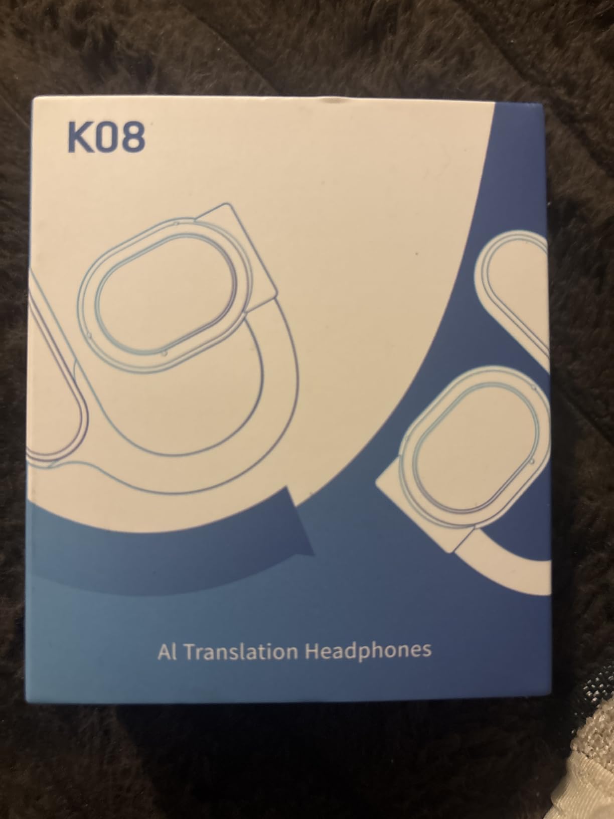 AI Translation Earbuds Real Time 164 Languages 80H Playtime Translator Ear Buds Audifonos Traductores Ingles Espanol Wireless Earphones Bluetooth AI Headphone for Travel Meeting Learning K08 Black customer photo 1