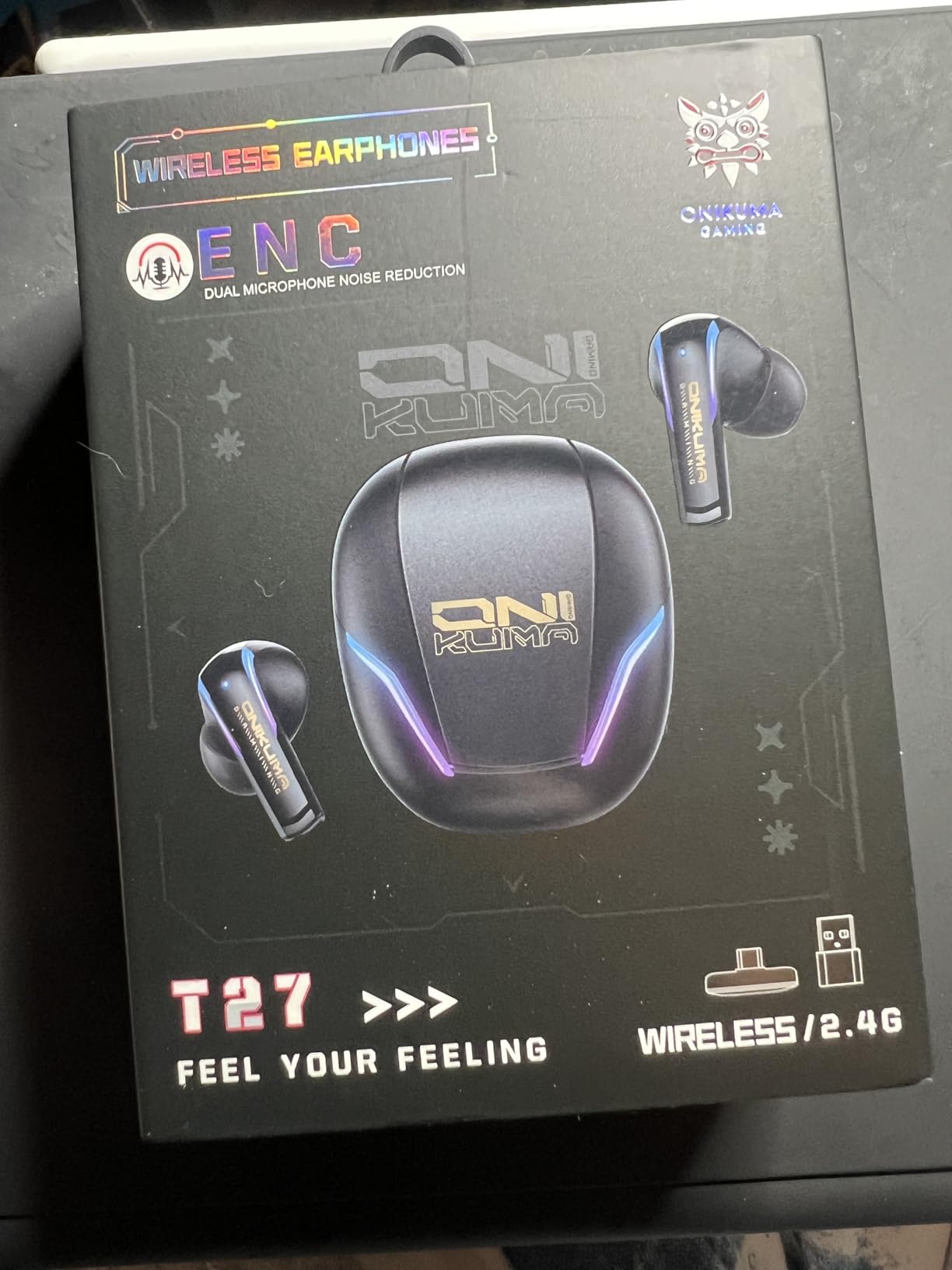 New Version Wireless Gaming Earbuds, 20ms Ultra Low Latency, 2.4GHz + Bluetooth 5.3 Dual Mode, ENC Mic, USB-C Dongle Compatible with PS5/PS4, Meta Quest 3/3S/2, Steam Deck, PC & Mobile - White customer photo 2
