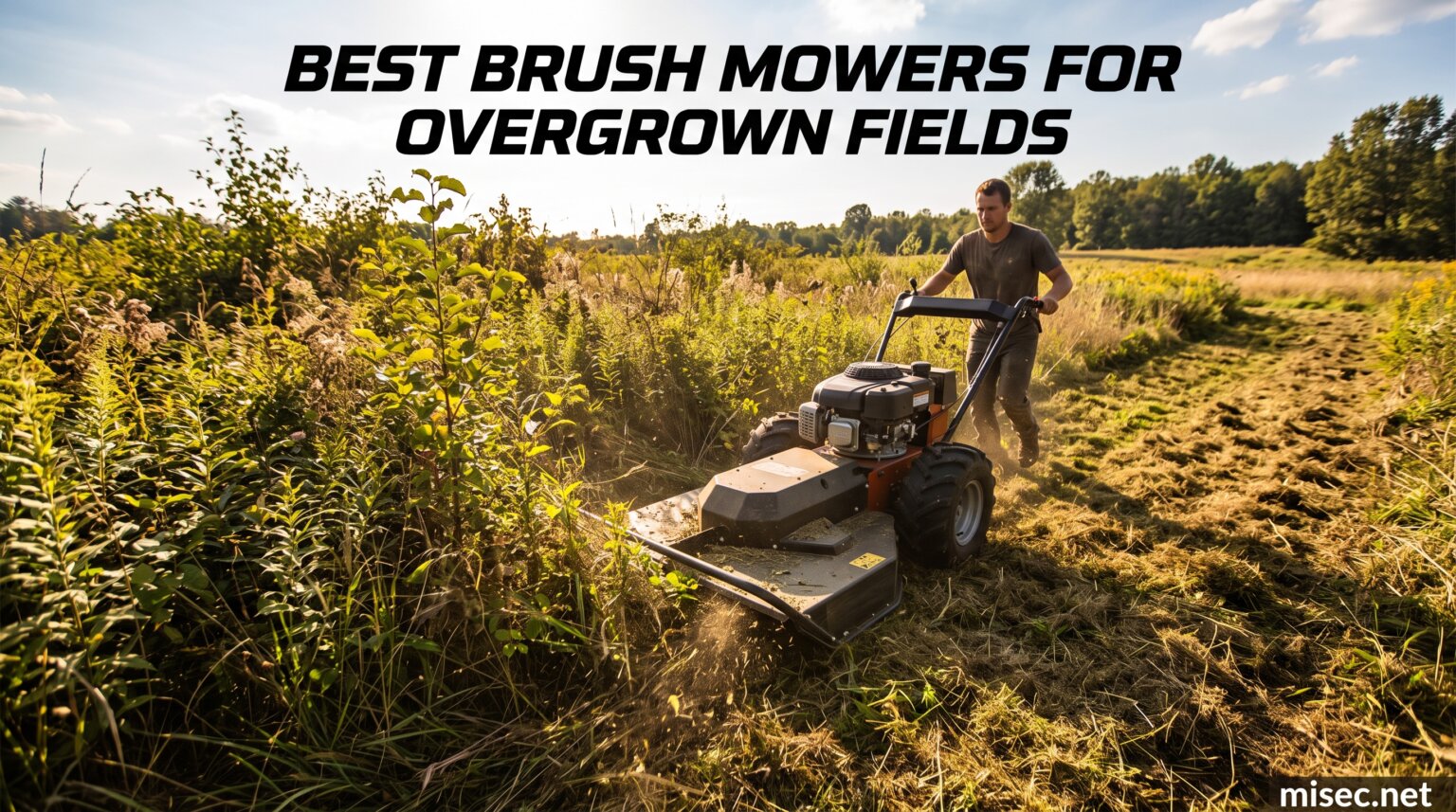best brush mowers for overgrown fields