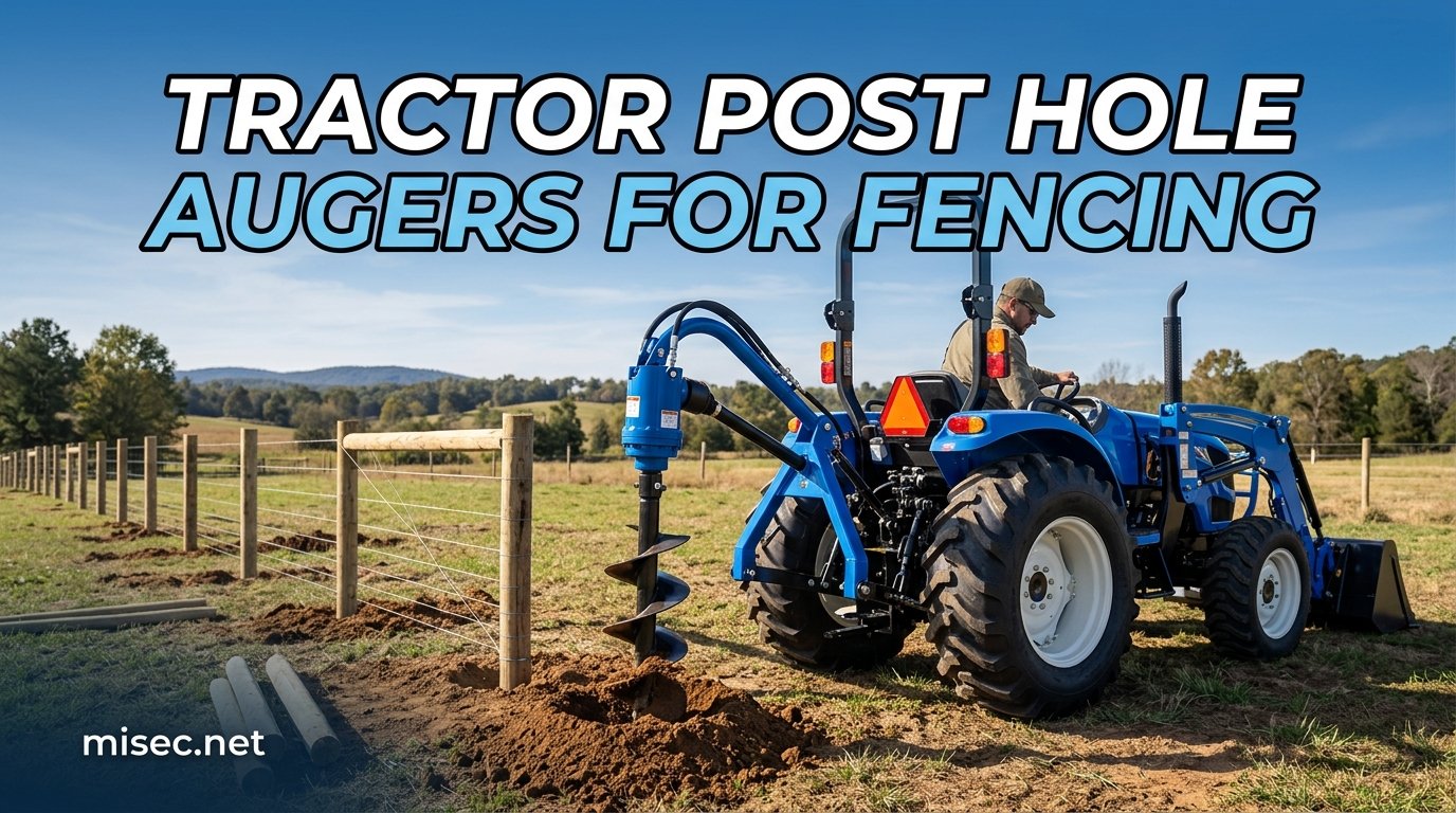 best tractor post hole augers for fencing