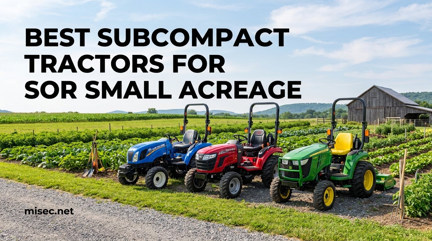 best subcompact tractors for small acreage
