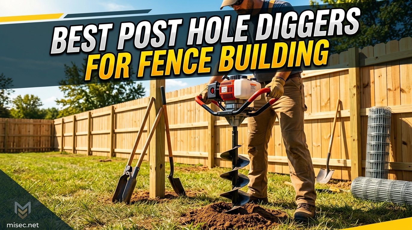 best post hole diggers for fence building