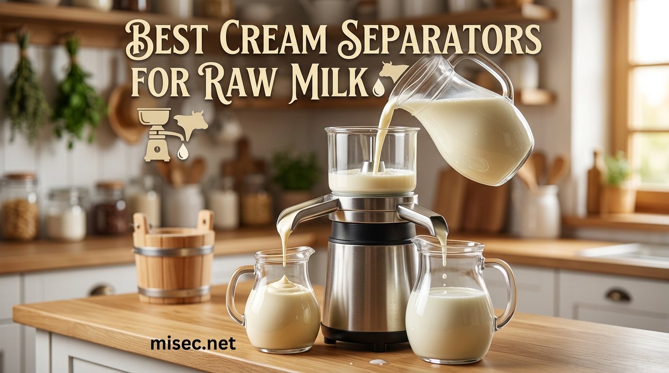 best cream separators for raw milk