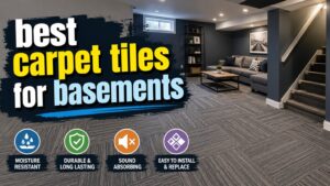 best carpet tiles for basements