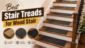 best stair treads for wood stairs
