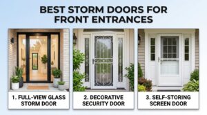 best storm doors for front entrances