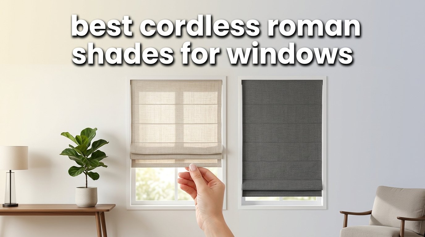 best cordless roman shades for windows