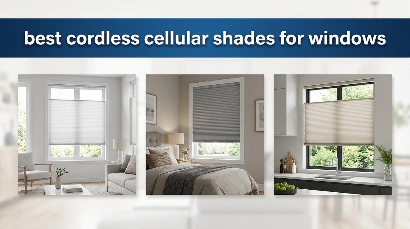 best cordless cellular shades for windows