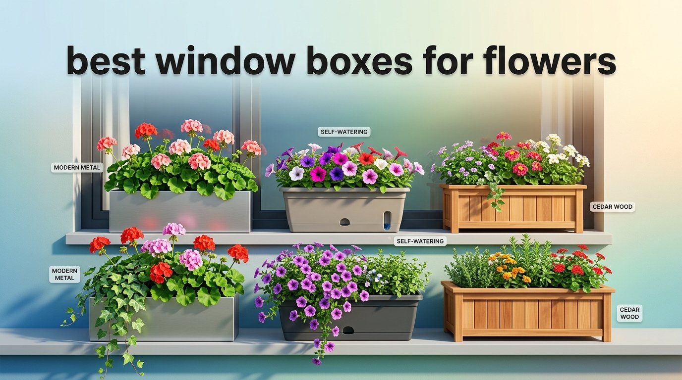 best window boxes for flowers