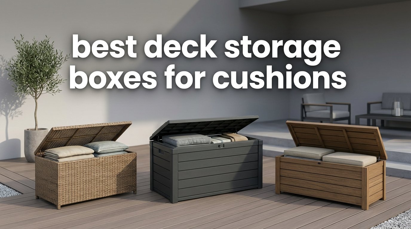 best deck storage boxes for cushions
