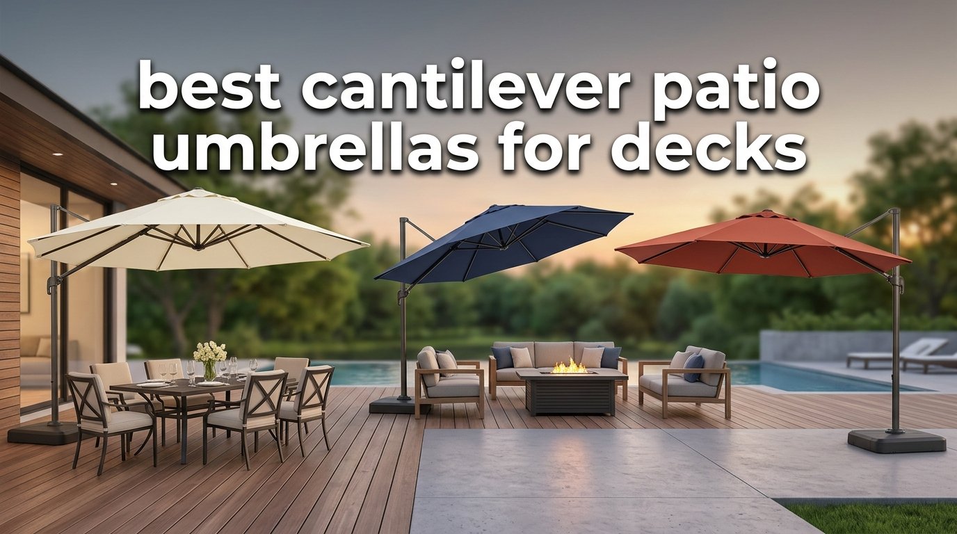 best cantilever patio umbrellas for decks