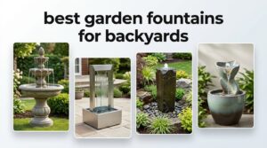 best garden fountains for backyards