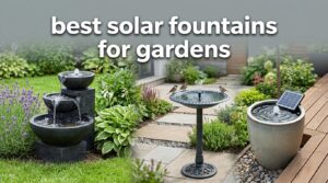 best solar fountains for gardens