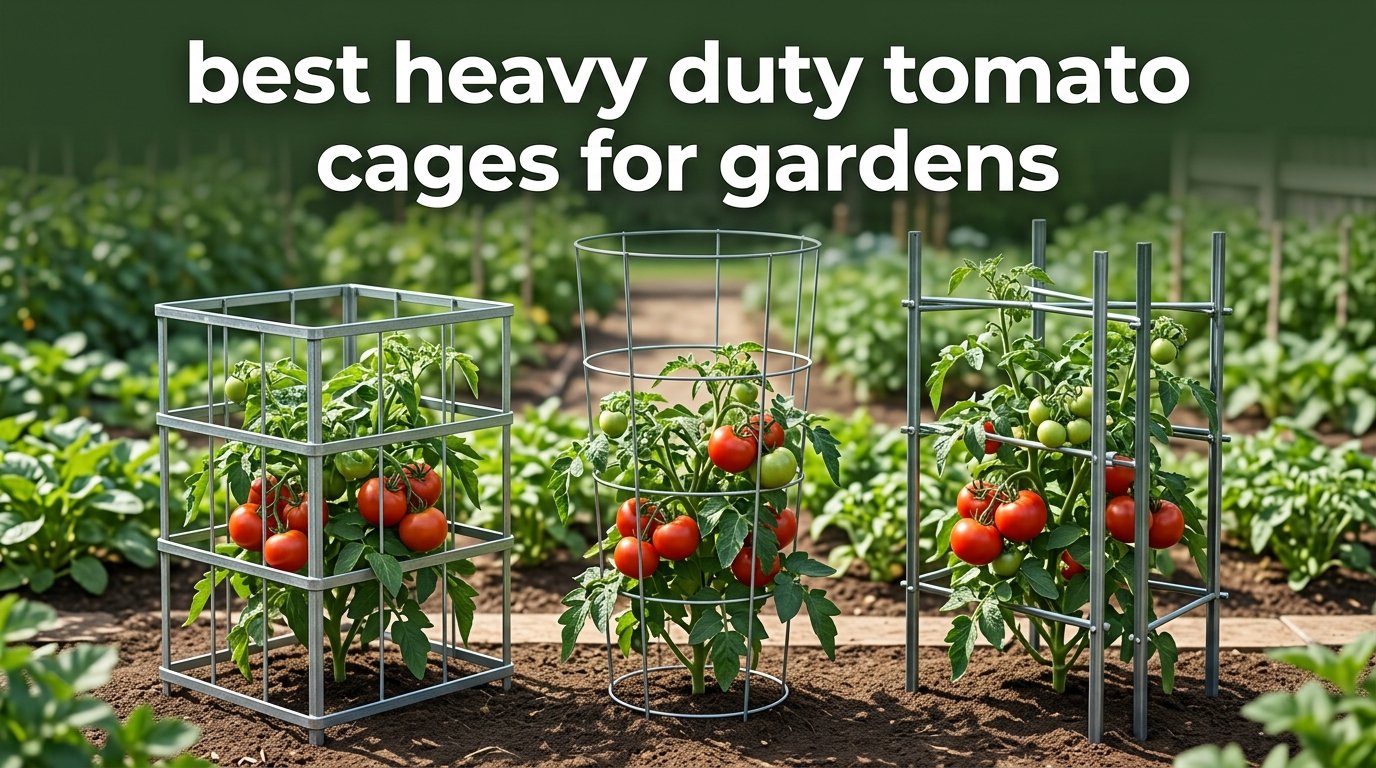 best heavy duty tomato cages for gardens