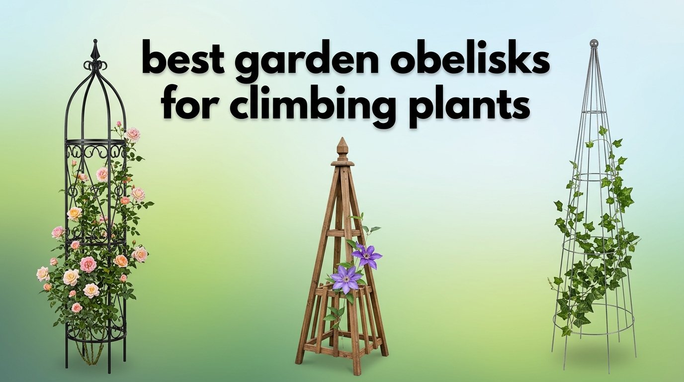 best garden obelisks for climbing plants