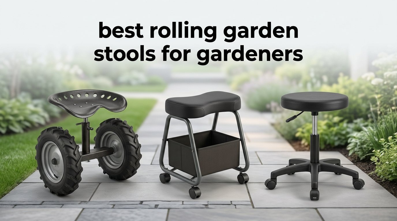 best rolling garden stools for gardeners