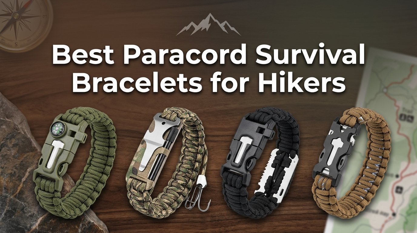 best paracord survival bracelets for hikers