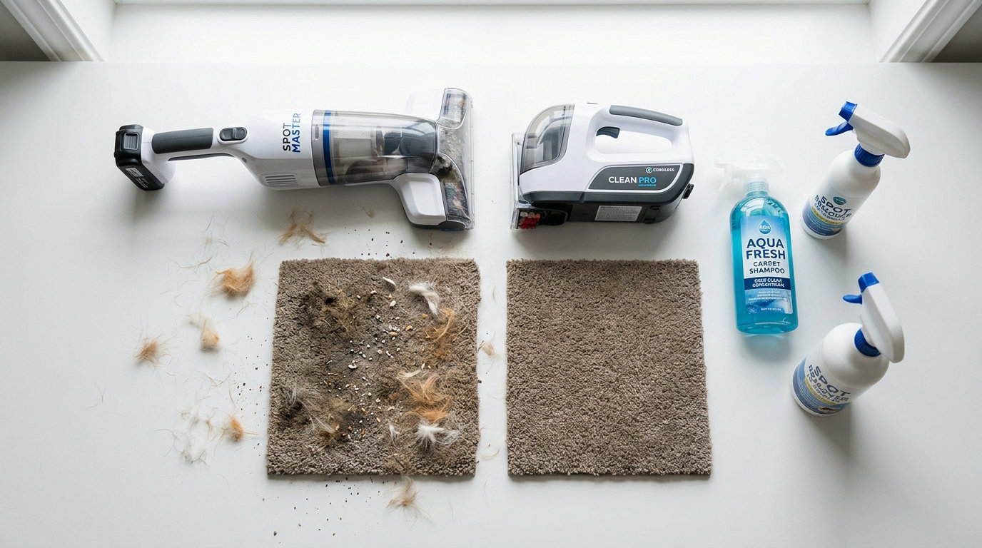 best cordless carpet cleaners for pet stains