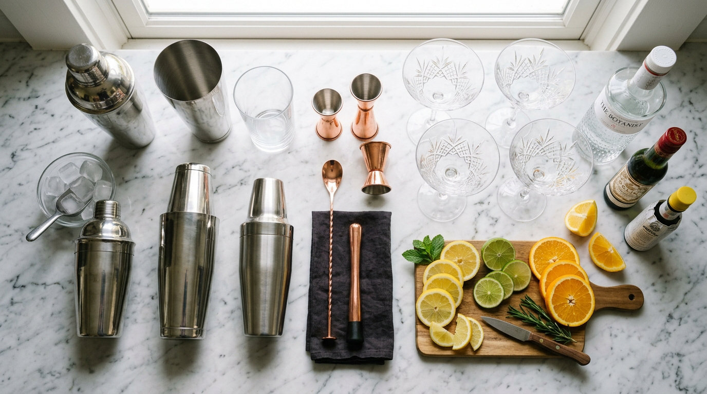 best cocktail shaker sets for home bars